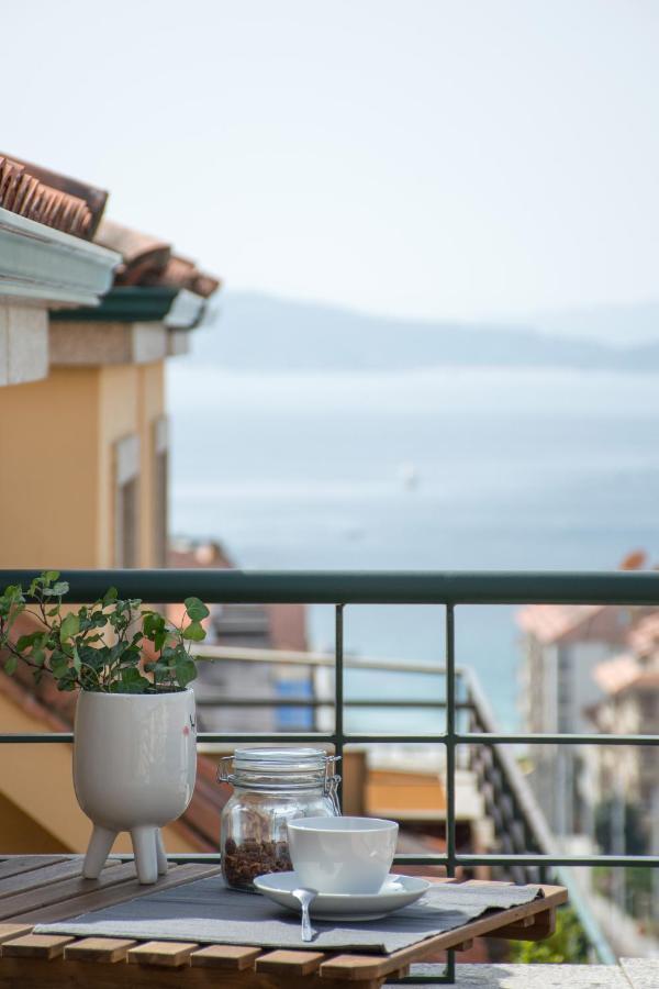 Апартаменты Precioso Atico Con Terraza Y Vistas A Silgar. Санхенхо Экстерьер фото